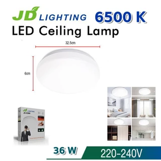 โคมไฟ LED ซาลาเปา ติดเพดาน ทรงกลม 24/36/48 วัตต์ แสงสีขาว Daylight 6500K ทนทาน ใช้งานได้ยาวนาน