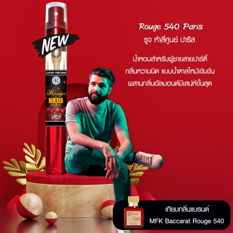 Rouge 540 paris น้ำหอมสำหรับผู้ชายสายปาร์ตี้