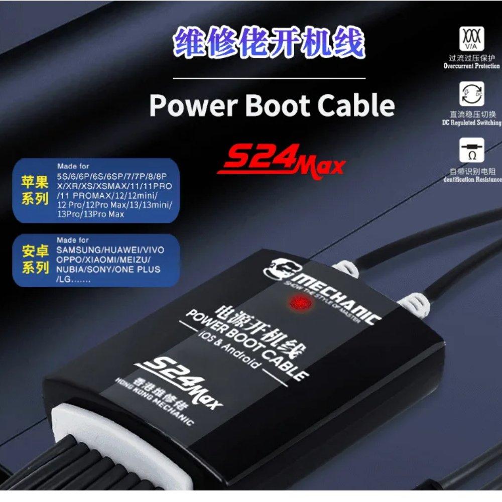 Mechanic Power Boot cable สำหรับ iPhone 5s ถึง iPhone 15 promax