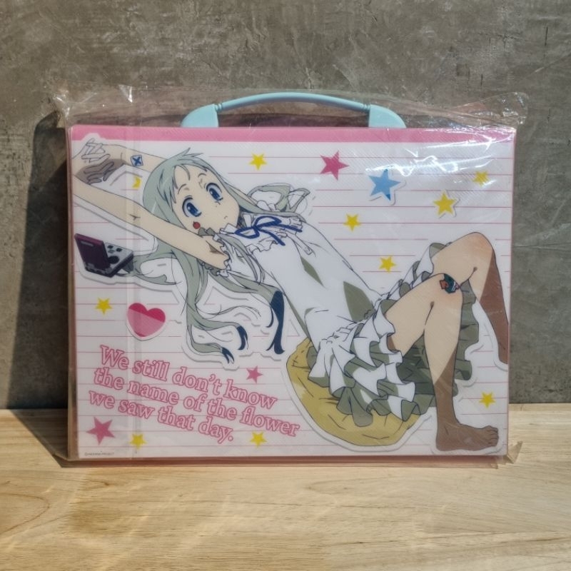 Anohana Meiko Honma Menma Document File Case