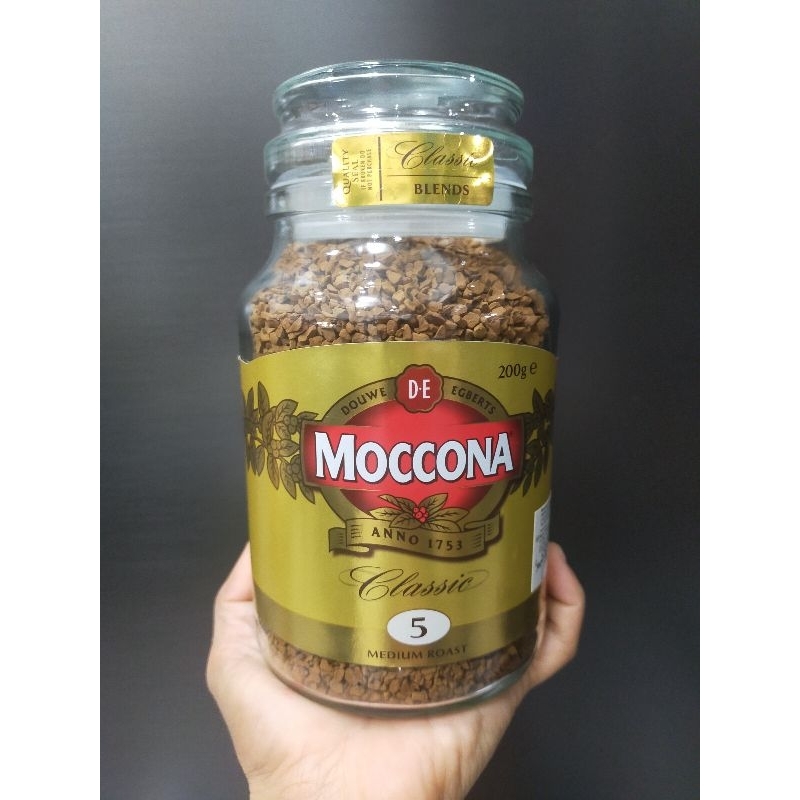 Moccona Classic 5  Medium Roast มอคโคน่าคลาสสิค มีเดียม โรส กาแฟฟรีซดราย 200กรัม
