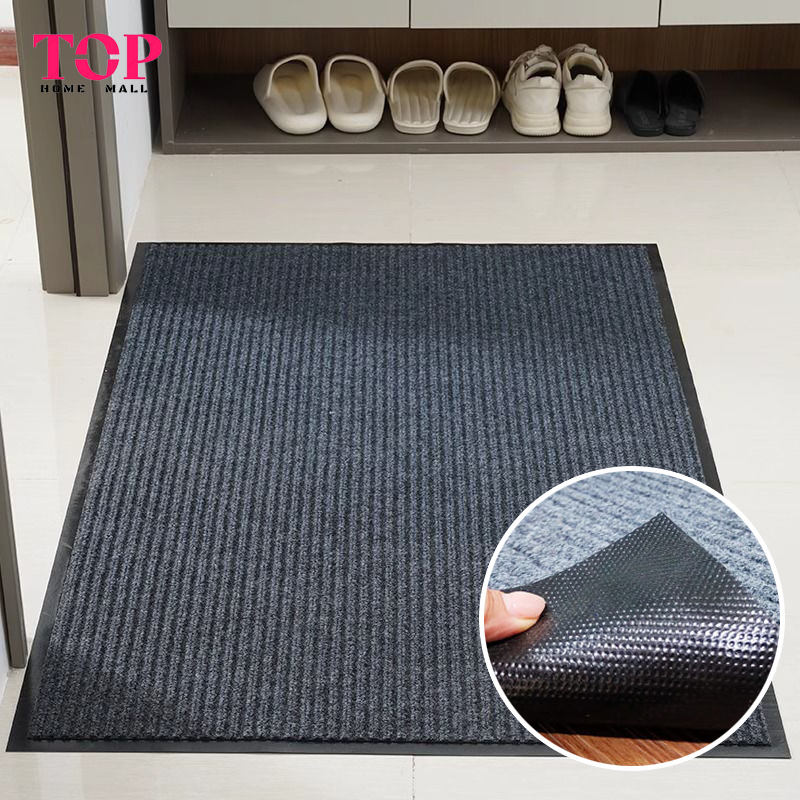 พรมปูพื้นไนลอน ลายร่องริ้ว แนบพื้นกันลื่น ดูดซับน้ำไว ทนทาน