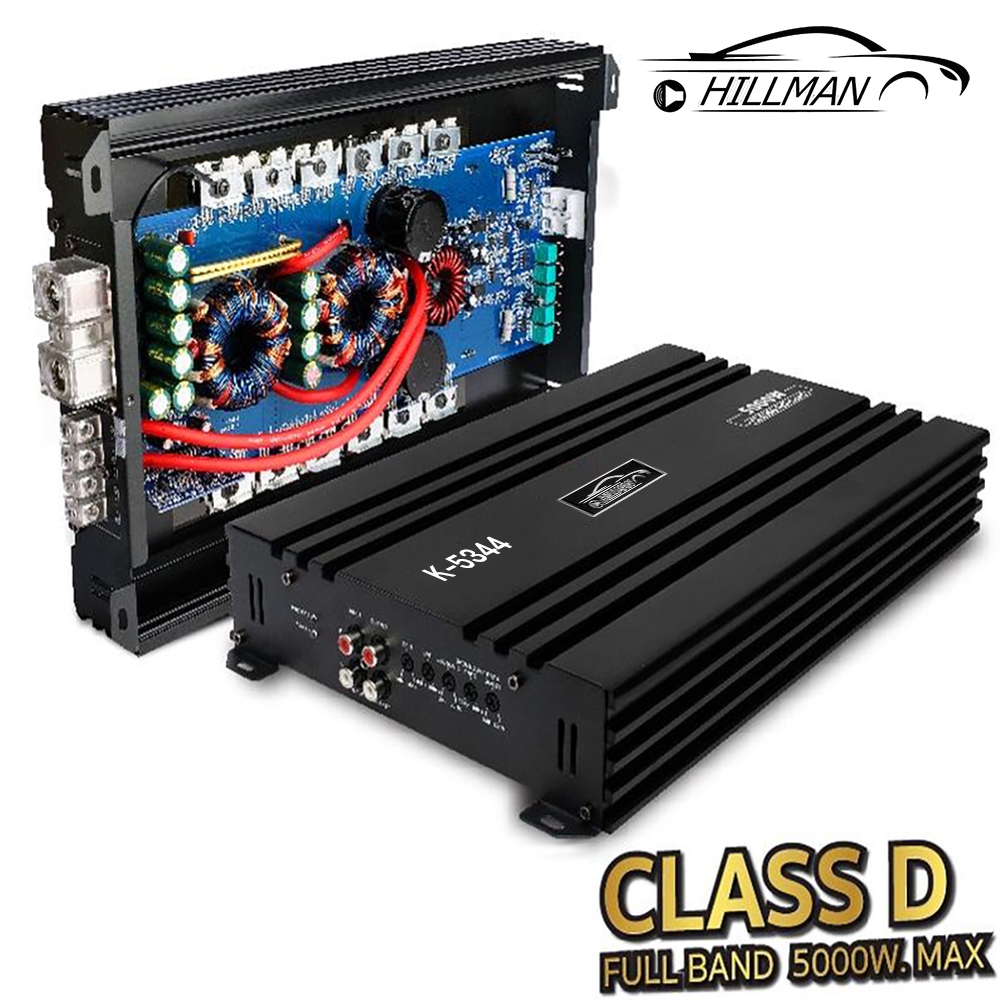 MAN เพาเวอร์รถยนต์ POWER CLASS D 5000W คลาสดีโมกลาง โมขับกลาง แอมป์ขยายเสียง K-5344 B