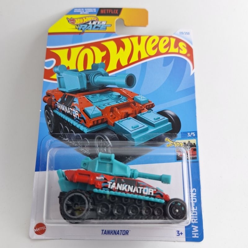 รถเหล็ก Hotwheels TANKNATOR LET'S RACE NETFLIX (ib42)