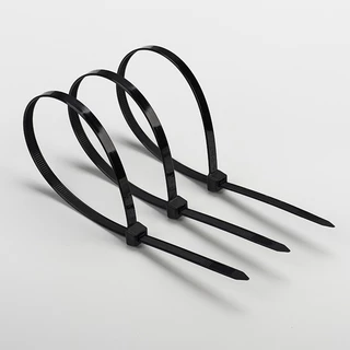 หนวดกุ้ง เคเบิ้ลไทร์ Nylon Cable Tie สายรัดเคเบิ้ลไทร์ สีขาว สีดำ สายรัดสายไฟ สายรัดพลาสติก(100เส้น)