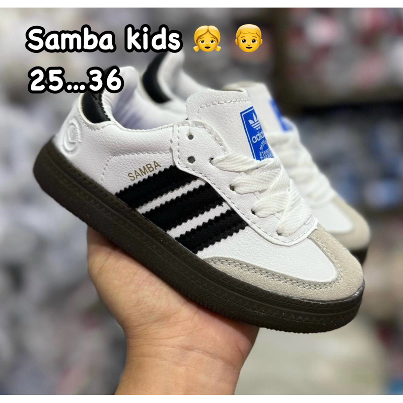 รองเท้าผ้าใบ เด็ก อาดิดาส Samba ใส่สบาย รองเท้าผ้าใบผู้ชาย ผู้หญิง มีไซส์ 25…36