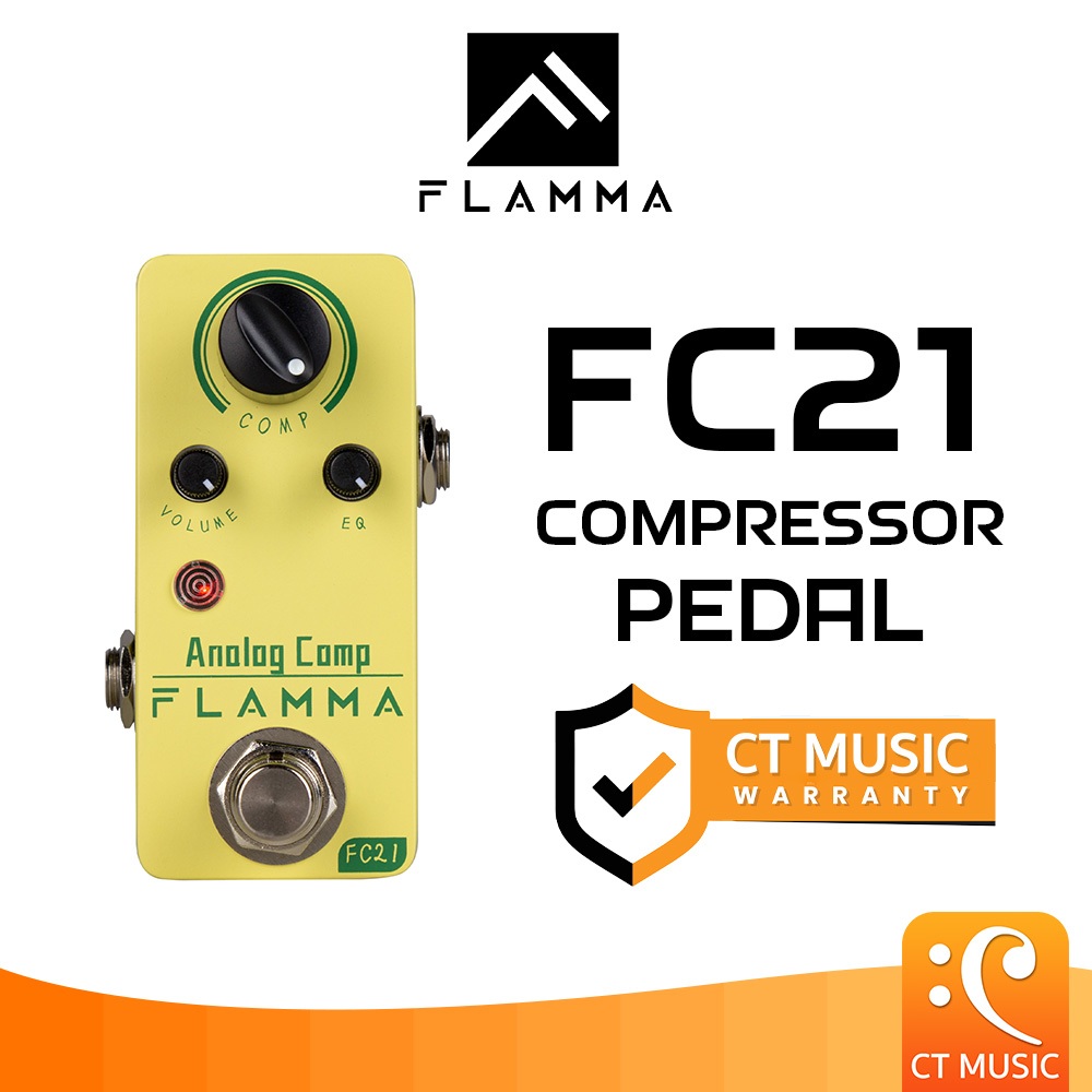 Flamma FC21 Compressor Pedal Guitar Effect FC 21