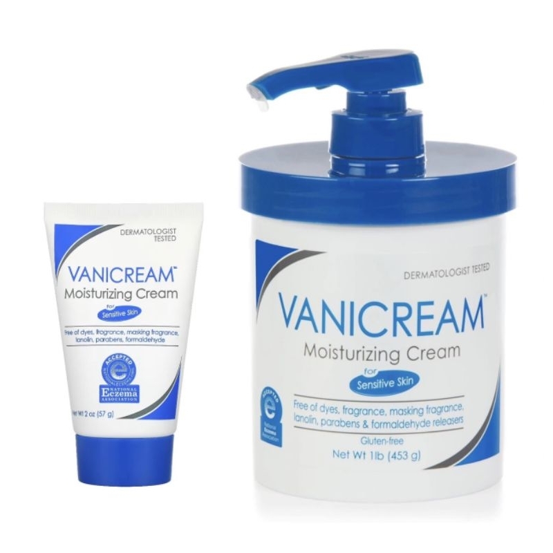 แท้ 💯 Vanicream, Moisturizing Cream ครีมให้ความชุ่มชื้น Vanicream™ สำหรับผิวบอบบาง แก้ง่าย