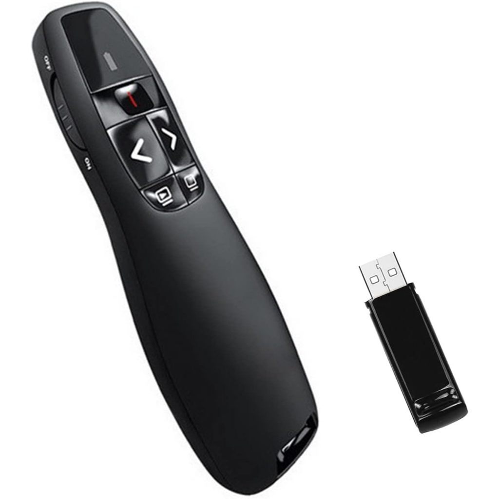 Wireless PowerPoint Presentation Remote Clicker Y-400 พรีเซนเตอร์ไร้สาย 2.4GHz