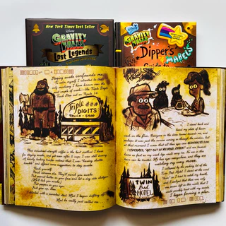 Gravity Falls : Journal 3 / Lost Legends, 3 Books Set By Alex Hirsch ,Ages:8-12(Hardcover)