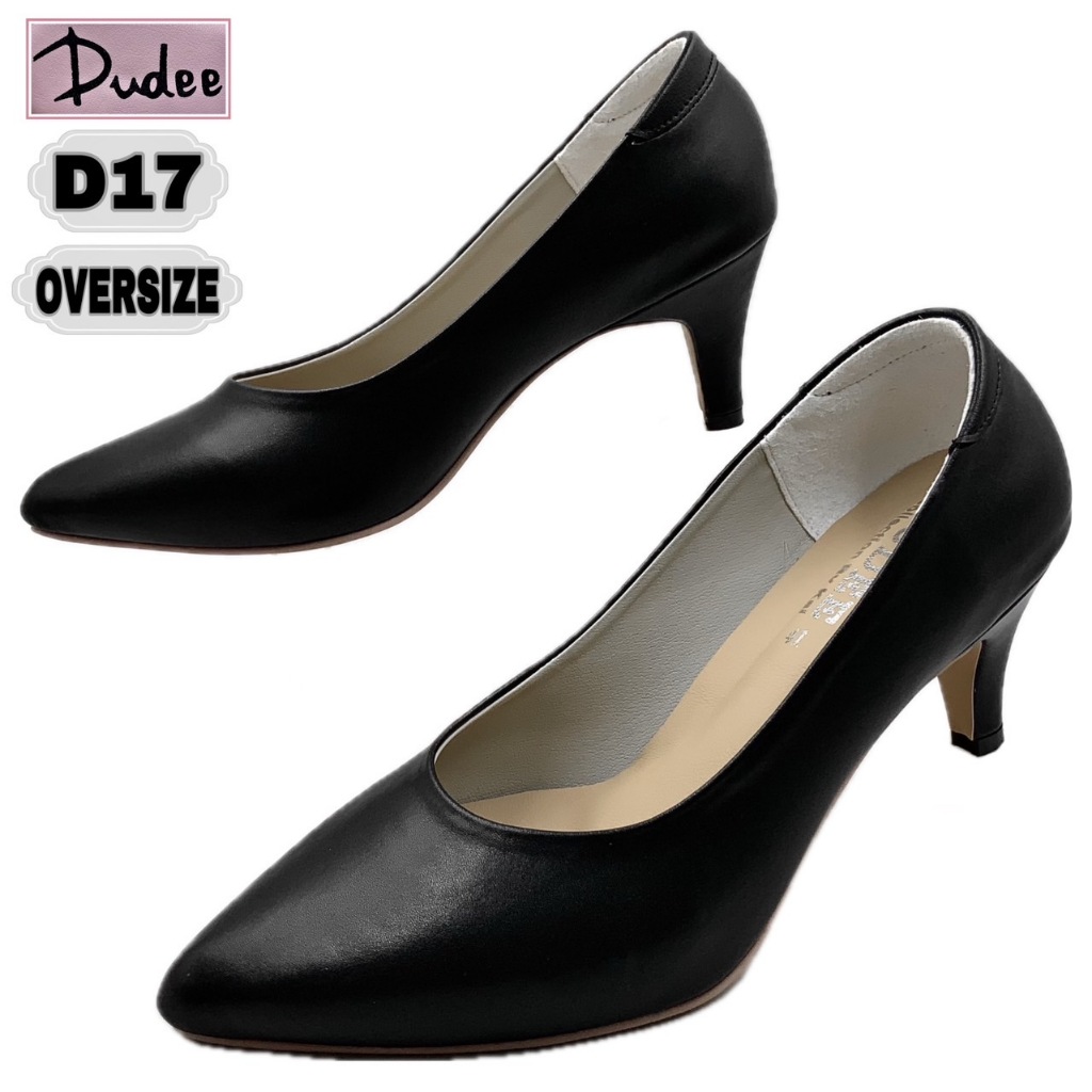รองเท้าส้นสูง (SIZE 41-48) DUDEE SHOES (D17,OVERSIZE) แถมฟรีที่กันกัด - รูปที่ 7