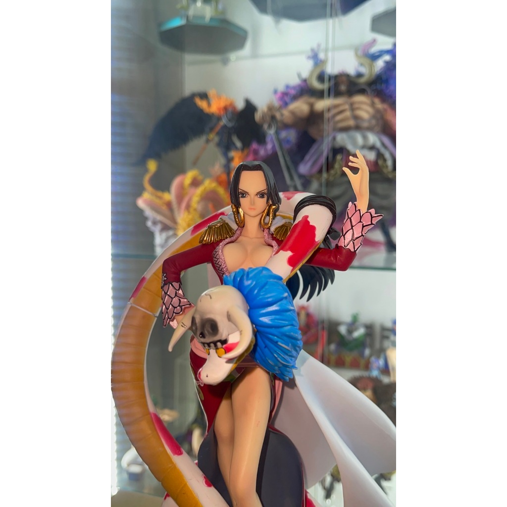 SQ Banpresto Boa Hancock ของแท้ JP แมวทอง - SQ Banpresto [โมเดลวันพีช] มือ 2 ไม่มีกล่อง One Piece