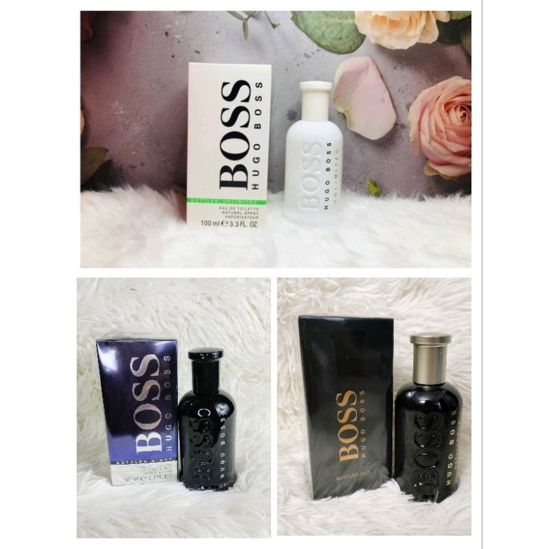 น้ำหอม BOSS BOTTLED OUD EDP & UNLIMITED & NIGHT & SPORTS 100ml.