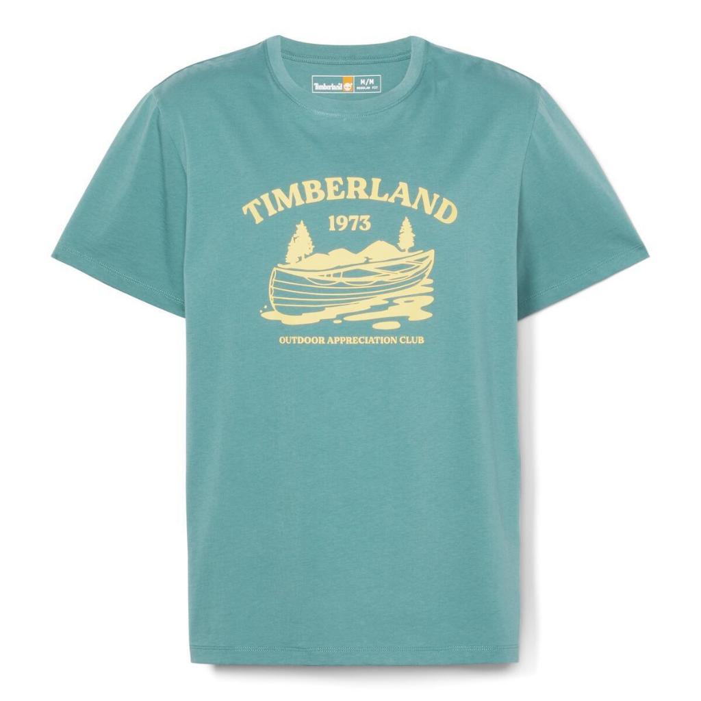 Timberland Men's Outdoor Graphic Short T-SHIRT เสื้อยืด (TS24A2QQM) - รูปที่ 3