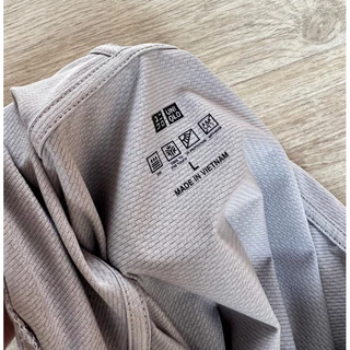 AIRism UV Protection เสื้อแขนยาวกันยูวี สีเทา (แนะนำ+1ไซส์)