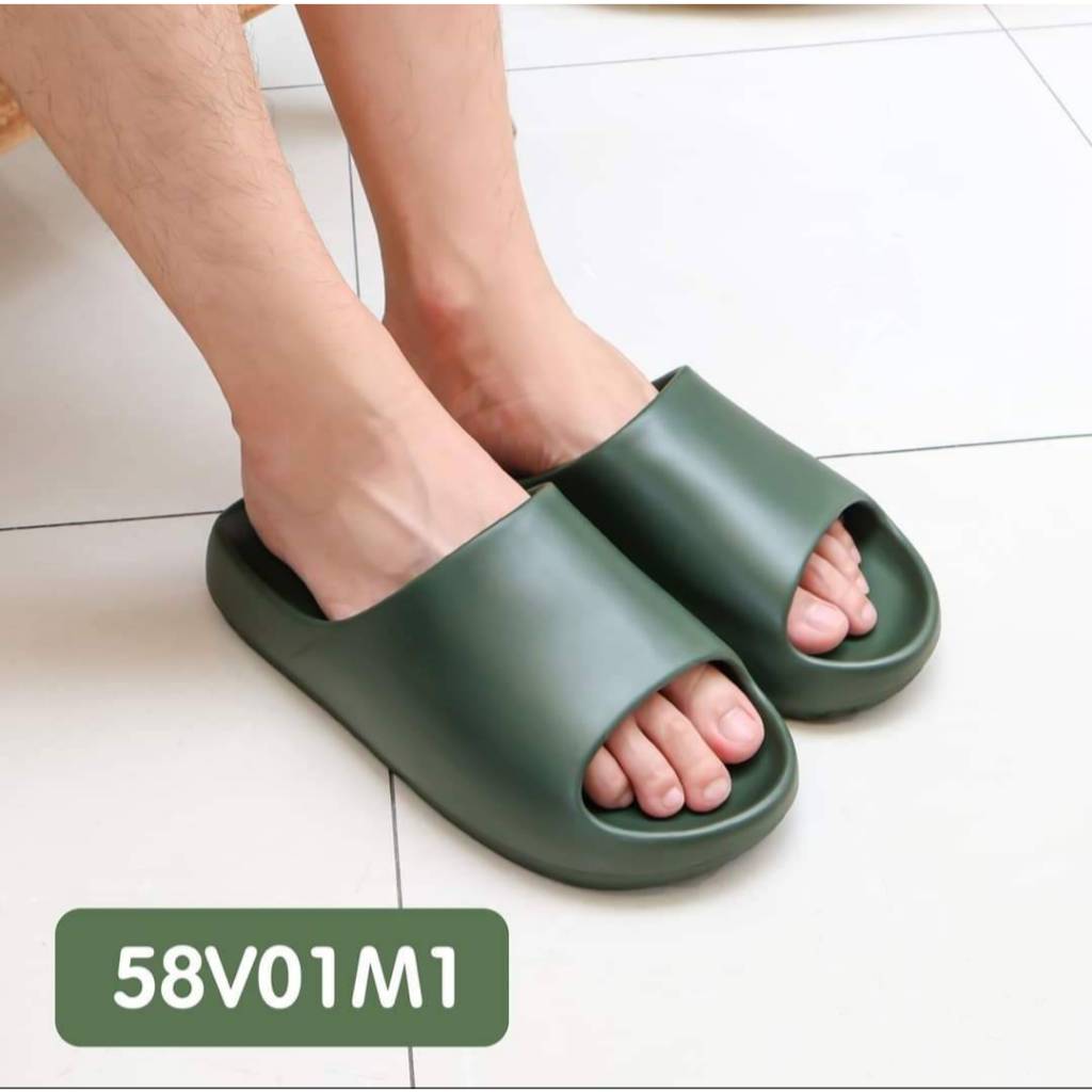 VIDVIEW !!ลดสนั่น!! รองเท้าแตะชาย แบบสวม Adda 58V01m1 เบอร์ 36-40 เนื้อยาง น้ำหนักเบา
