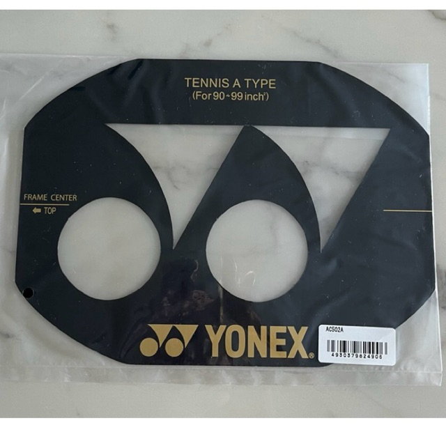 แผ่นสกรีนเอ็นเทนนิส YONEX Tennis stencil card AC502A AC502B