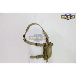 BR4 M4 Chest Rig สายโยงบ่า มี5สีให้เลือก สีดำ สีทราย สีเขียว สีมัลติแคม สีมัลติแคมดำ BR4