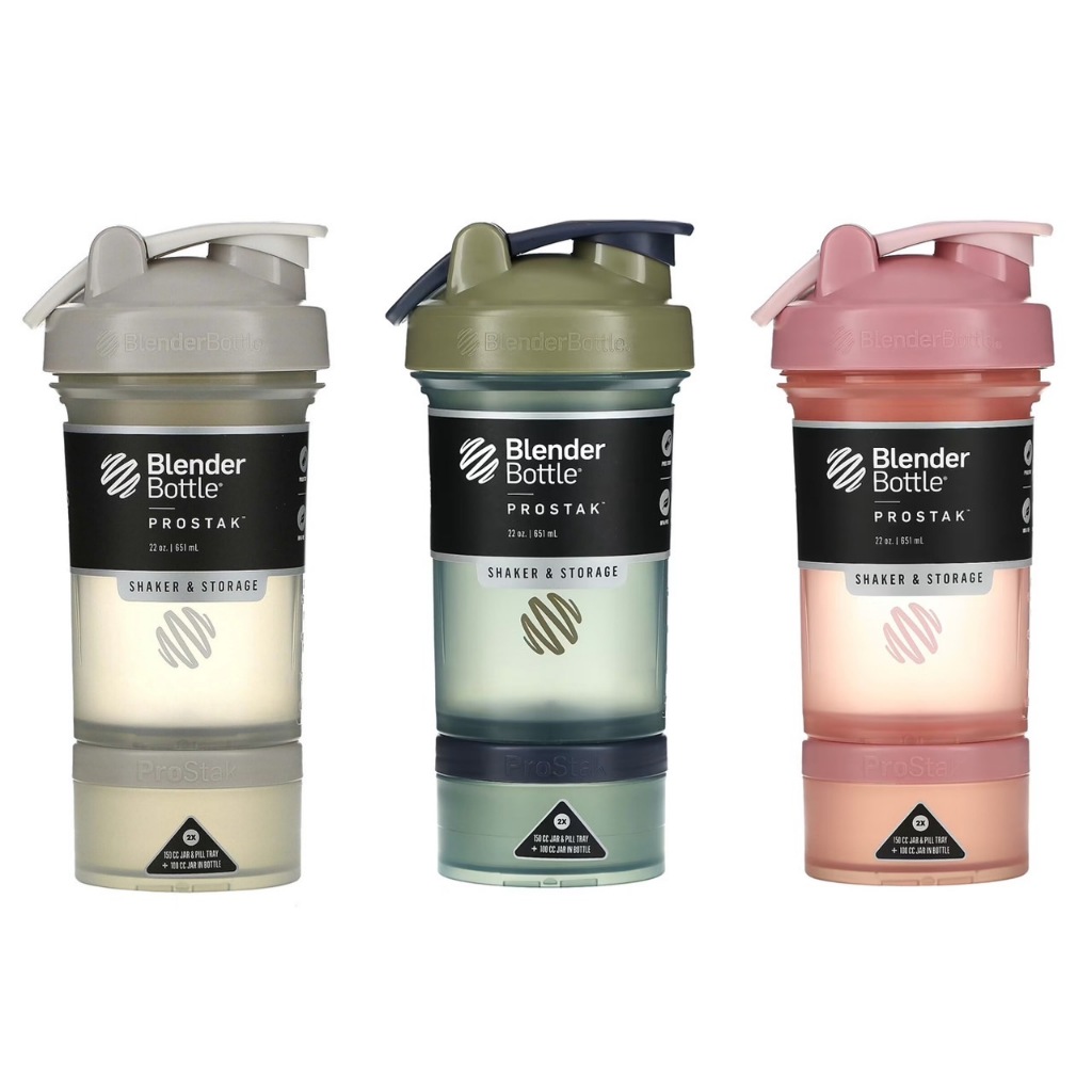 แก้ว เชค โปรตีน Blender Bottle ProStak Shaker Bottle | 22 oz (651 ml)