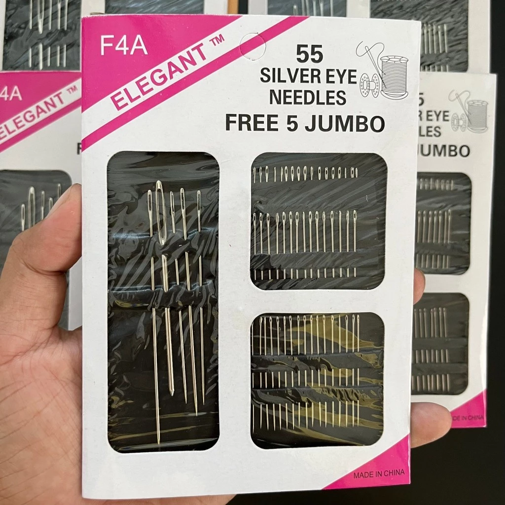(ยกโหล 12 ชิ้น) No.454 เข็ม เข็มเย็บผ้า เซ็ตเข็มเย็บผ้า