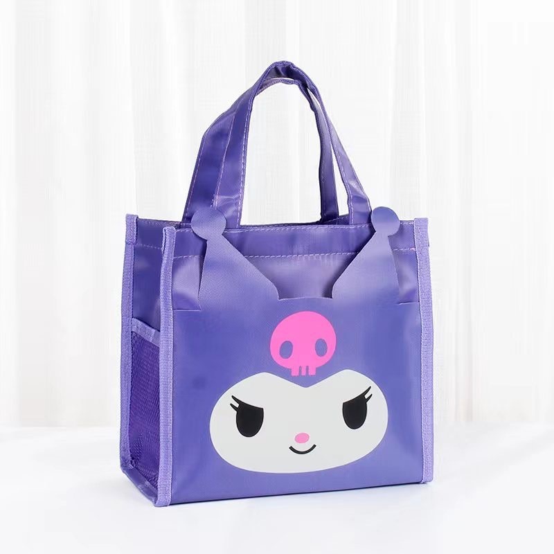 พร้อมส่ง กระเป๋าใส่กล่องอาหาร กระเป๋าใส่ของอเนกประสงค์ ลายการ์ตูน