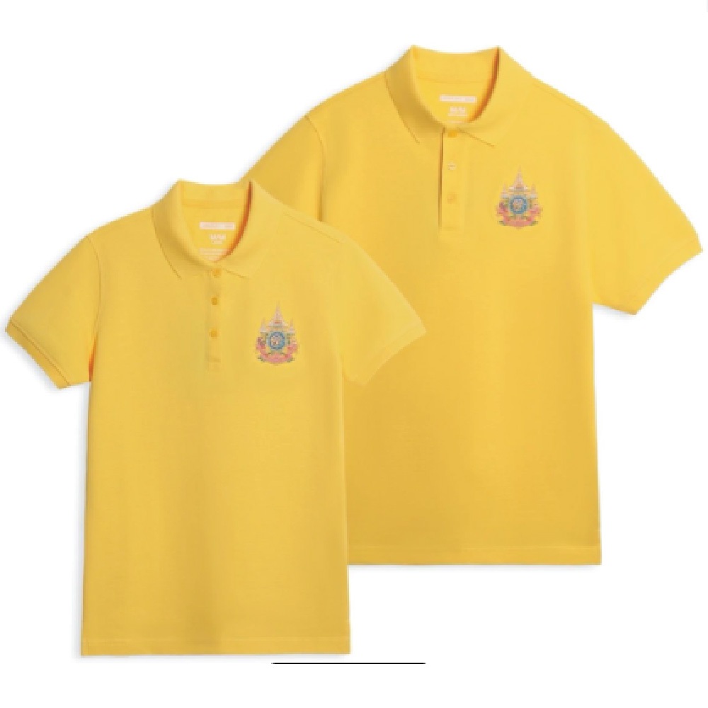 ZENTURY MAX เสื้อโปโล เสื้อโปโลสีเหลือง แขนสั้น ผ้าคอตตอน รุ่น MKP-3014-YLS และ LKP03015-YLS