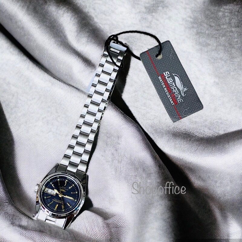 นาฬิกาข้อมือ ผู้หญิง US SUBMARINE แท้ มีพรายน้ำ กันน้ำ100% มีวันที่ สัปดาห์ J035