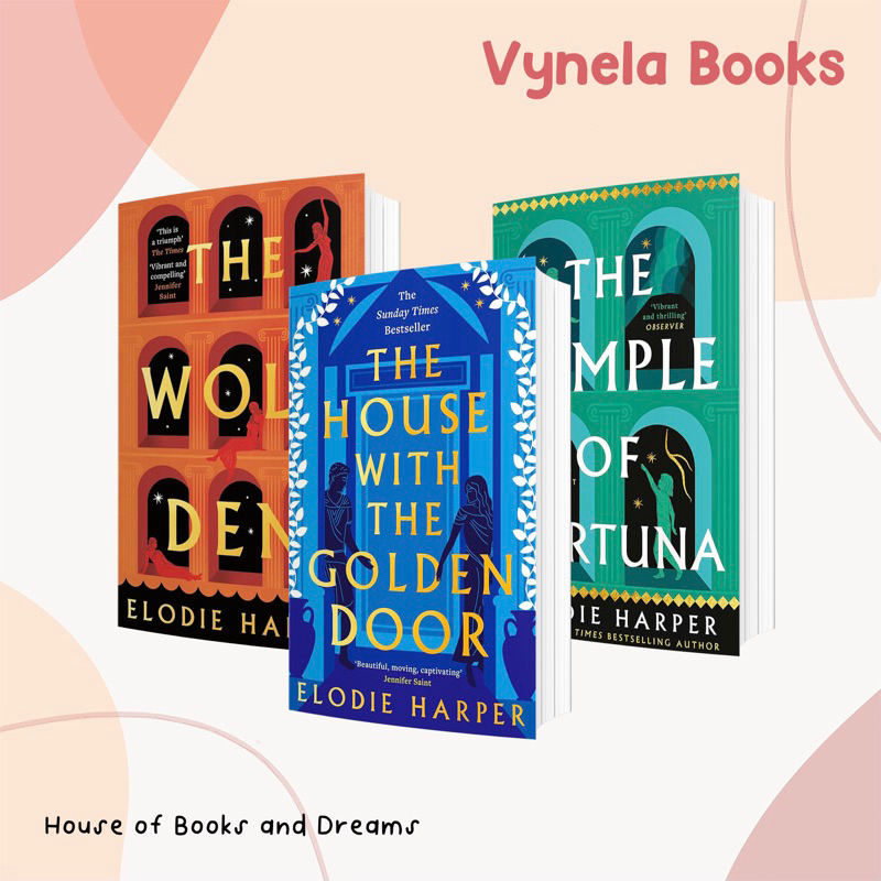VYNELA (หนังสือภาษาอังกฤษ) THE WOLF DEN/ HOUSE WITH THE GOLDEN DOOR/ TEMPLE OF FORTUNA (WOLF DEN #1-3) — ELODIE HARPER