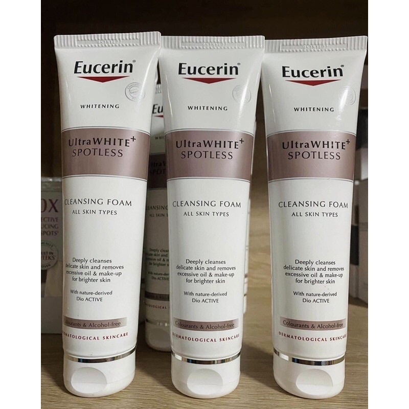 [016] Eucerin Spotless Brightening Gentle Cleansing Foam ยูเซอริน