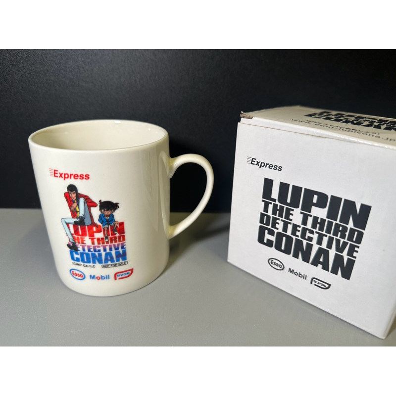 แก้ว Esso Mobil Express Japan Mug Lupin the Third Detective Conan Anime