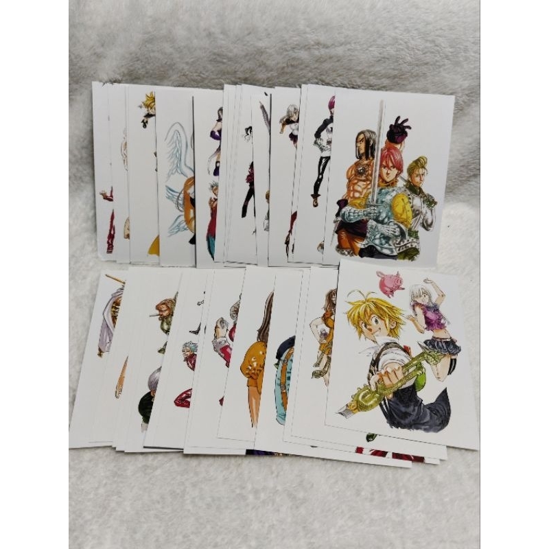 โปสการ์ด The Seven Deadly Sins ศึกตำนานอัศวิน 7 บาป มีทั้งหมด40ใบ