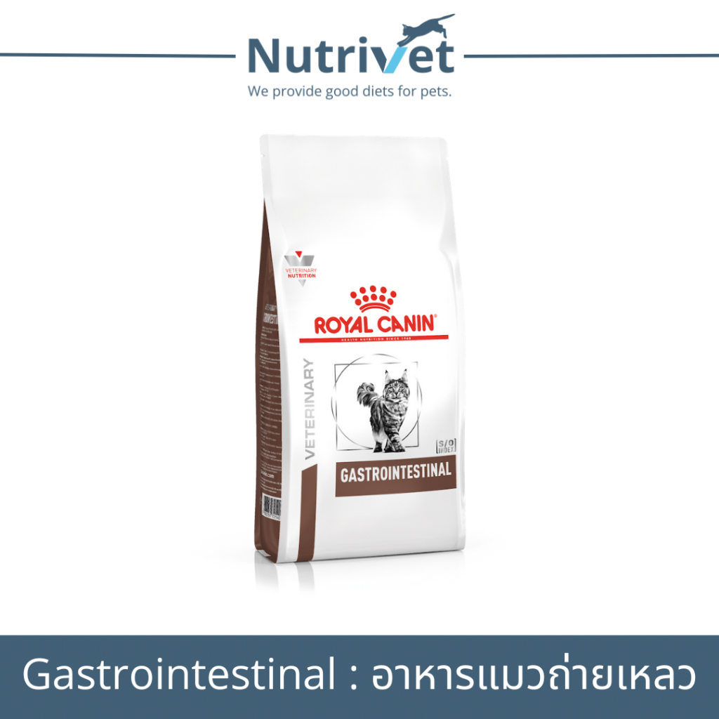 (Exp.03/09/25.)Royal Canin Gastrointestinal cat 2 kg สำหรับแมวท้องเสีย ถ่ายเหลว