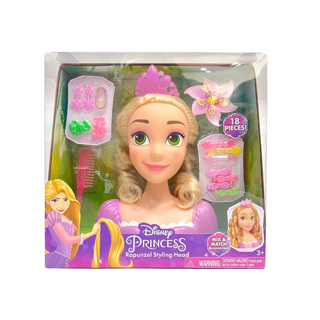Disney Princess ของเล่นฝึกแต่งทรงผมเจ้าหญิงดิสนีย์ Basic Rapunzel Styling Head