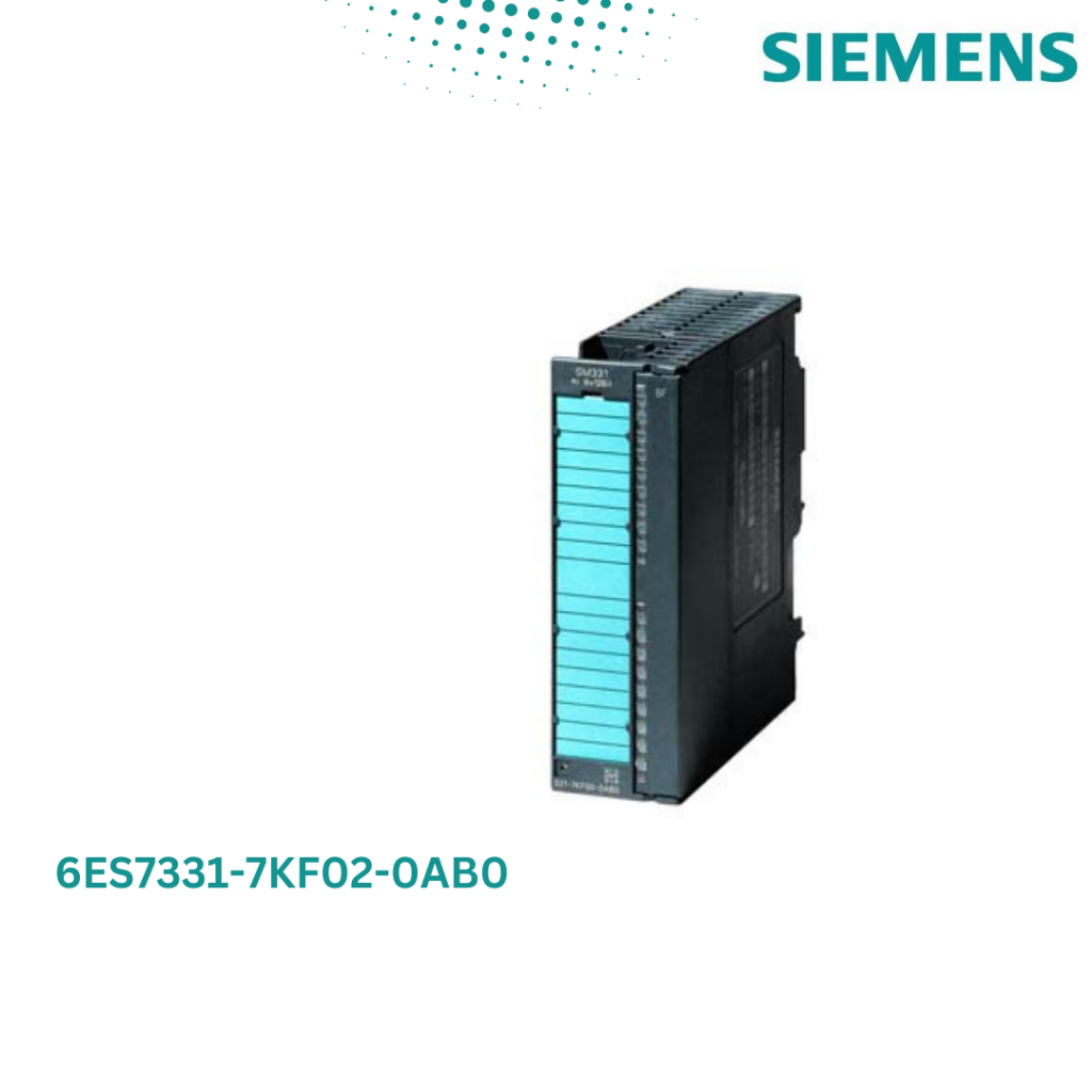 Siemens 6ES7331-7KF02-0AB0 PLC I/O Module 8 Inputs 24 Vdc