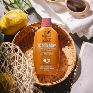 Hawaiian Style Coconut Tanning Oil SPF2 100 ml *2 (2 ขวด) น้ำมันมะพร้าวทาอาบแดดผิวแทนน้ำตาล