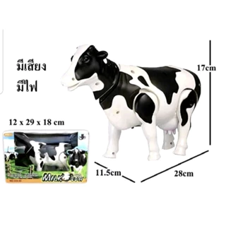 วัวใส่ถ่านเดินได้มีไฟมีเสียง 333-33/333-52