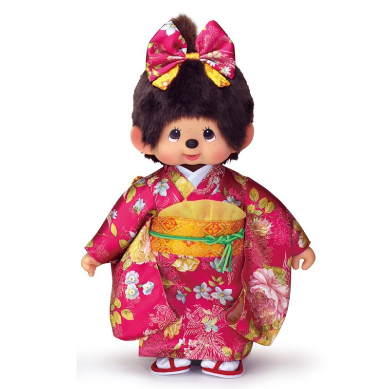 พร้อมส่ง ตุ๊กตา Monchhichi Kimono Size L