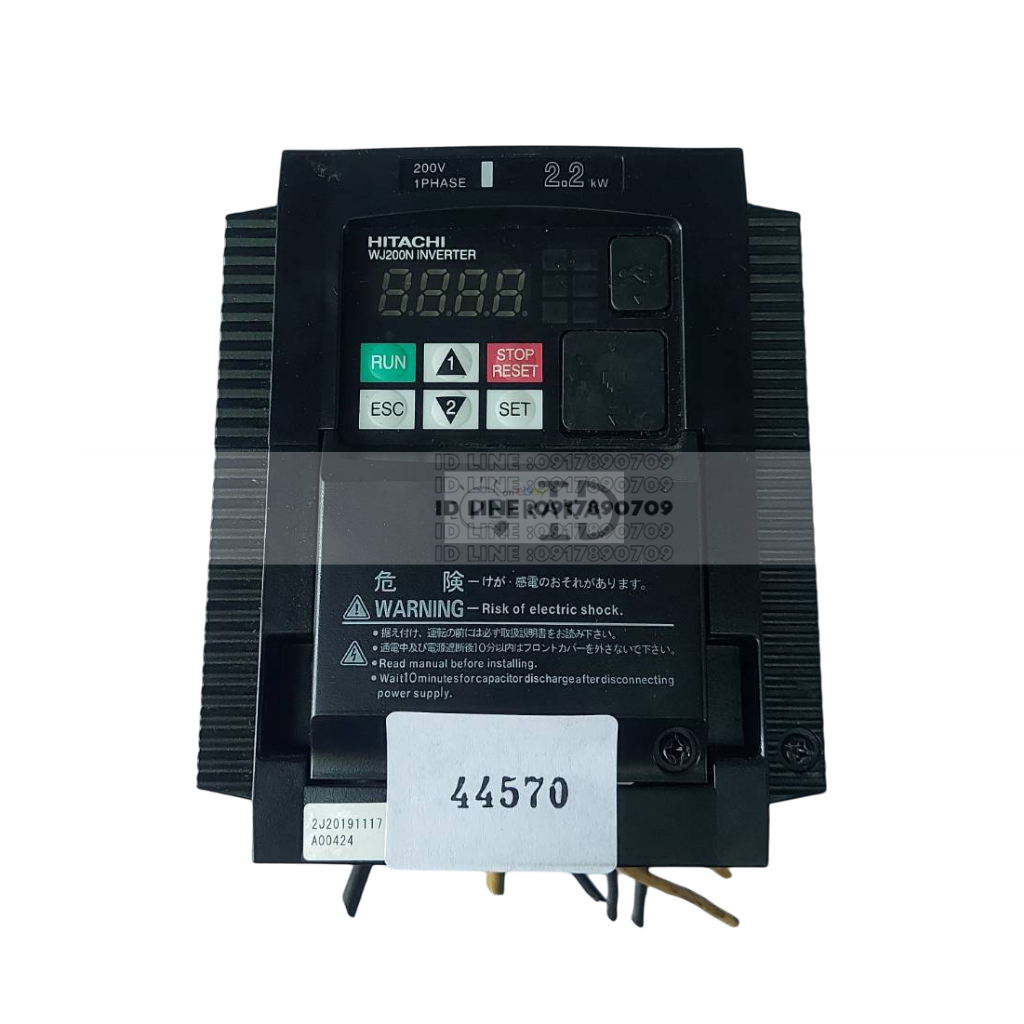 WJ200N-022SFC HITACHI Inverter 2.2 kW อินเวอร์เตอร์ มือสอง ใช้งานได้