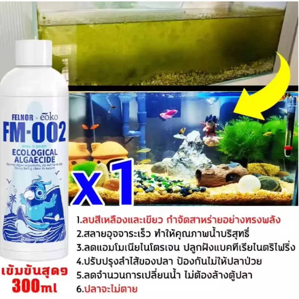จุลินทรีย์ปรับสภาพน้ำใส ละลายอุจจาระ ดับกลิ่นเหม็น น้ำยาปรับสภาพน้ำบ่อปลา เสริมแร่ธาตุและเอนไซม์ น้ำยาปรับสภาพน้ำ thumbnail 4