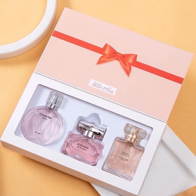 YT-E0173 (ใหม่/แท้) น้ำหอมผู้หญิงเซท 3 กลิ่น กลิ่นหอมละมุน ติดทนนาน COCO DAISY Eau De Toilette JEAN 