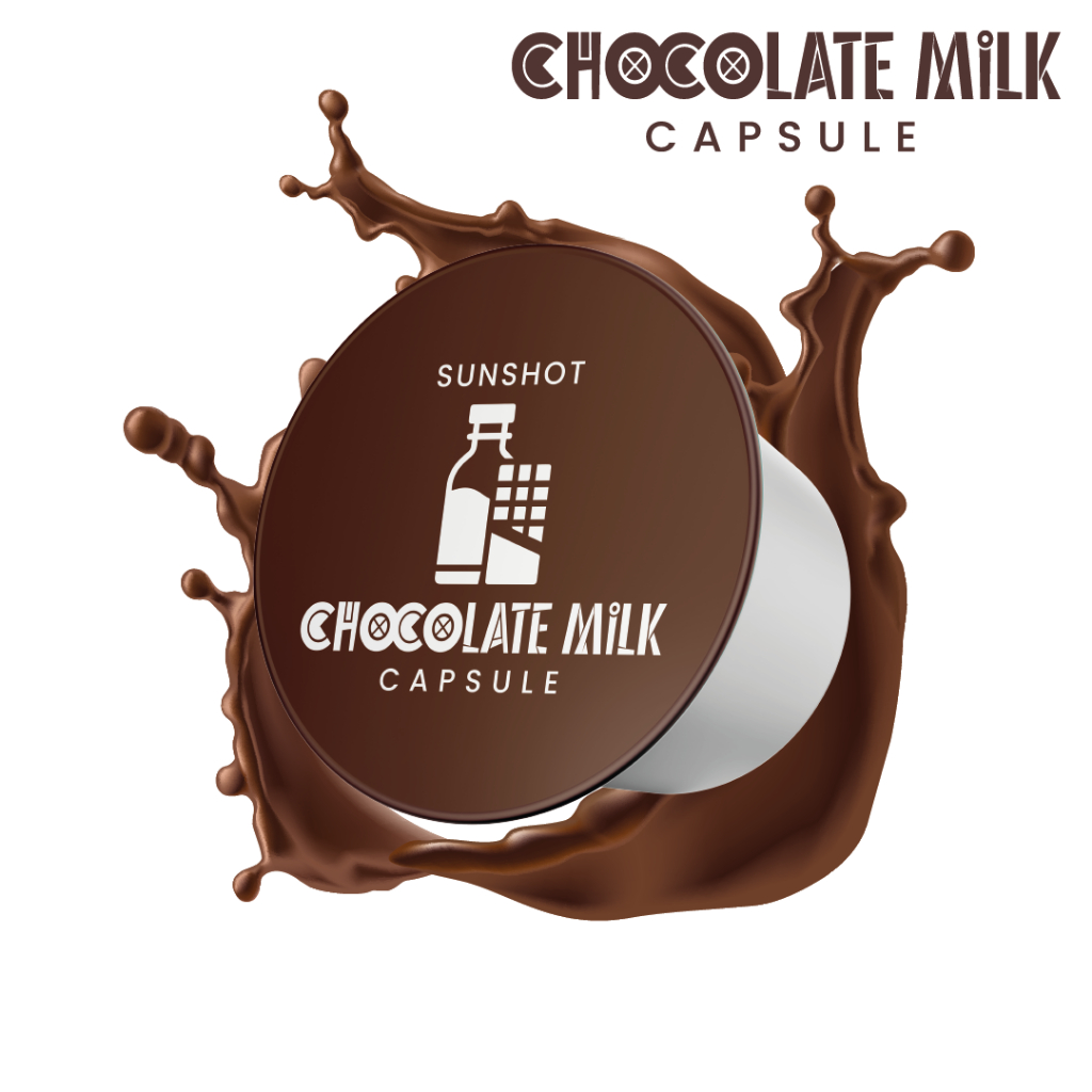 แคปซูลนมช็อกโกแลต ตรา ซันชอท ใช้ได้กับเครื่อง Dolce Gusto