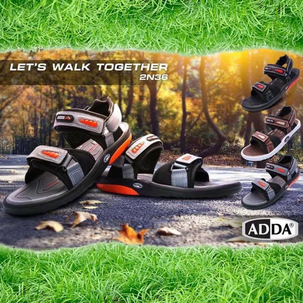 รองเท้าแตะแบบสวม รองเท้ารัดส้น ADDA 2N36