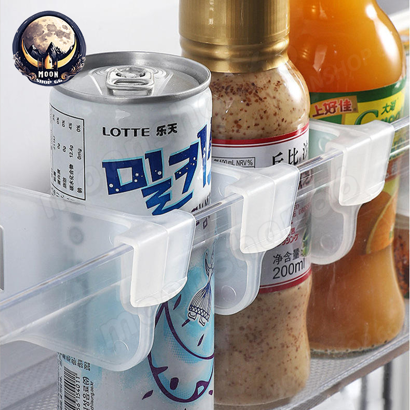 10 PCS จัดระเบียบตู้เย็น ที่แบ่งช่องในตู้เย็น จัดระเบียบในตู้เย็น ที่กั้นขวดในชั้นวางตู้เย็น แบ่งช่องในตู้เย็น ปรับได้