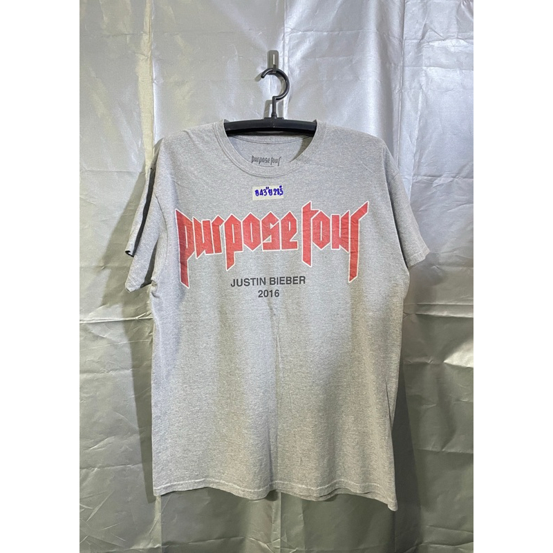 เสื้อ Justin Bieber purpose tour 2016 (L)