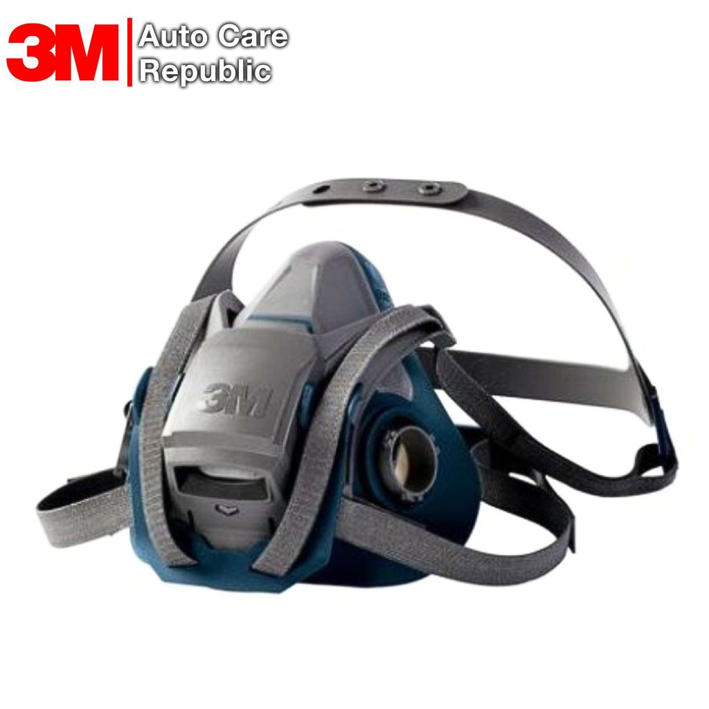 3M 6502 QL , หน้ากากครึ่งหน้าชนิดไส้กรองคู่, ขนาดกลาง