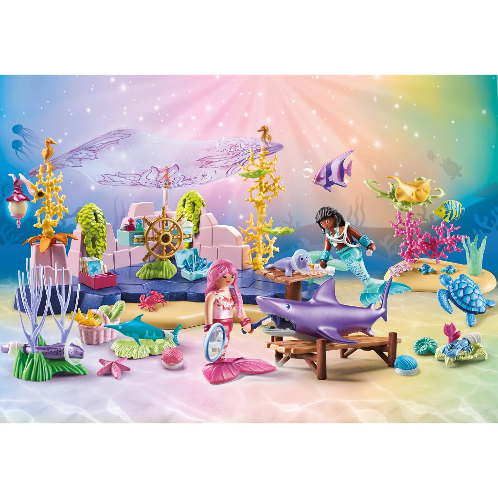 Playmobil 71499 Mermaid Animal Care แอคชั่นฟิกเกอร์ เมอร์เมด การดูแลสัตว์น้ำใต้ทะเล