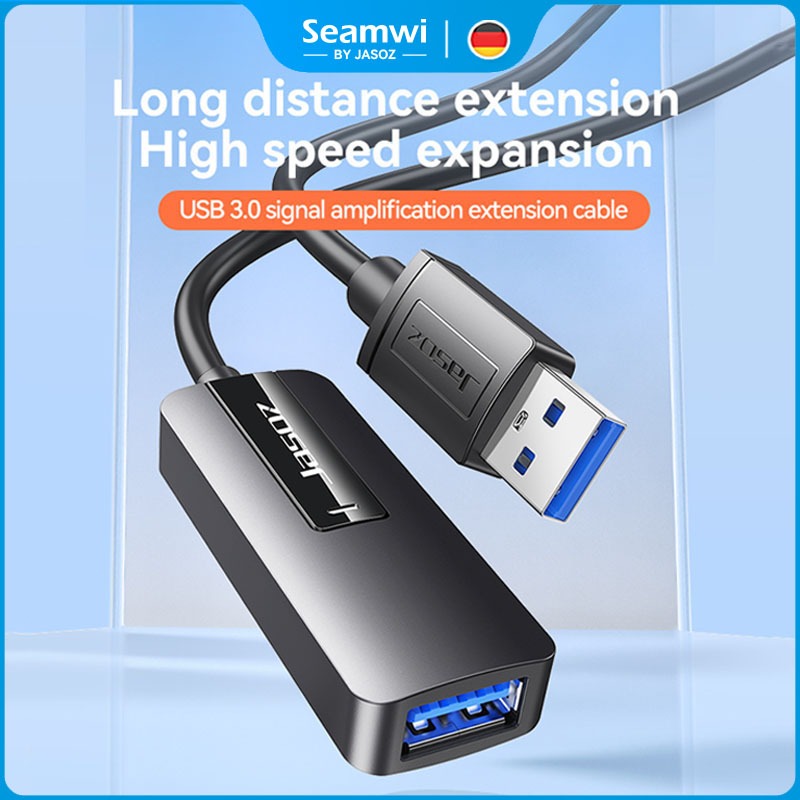 Seamwi สายเพิ่มความยาว USB 3.0 Extension Cable ตัวผู้ เป็น ตัวเมีย 5m-30m สำหรับเพิ่มความยาวสาย USB