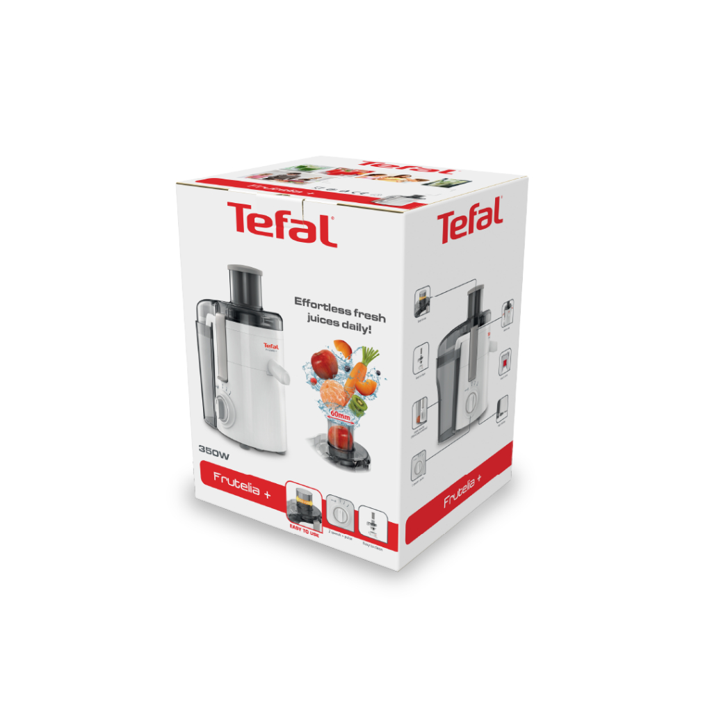 TEFAL Frutelia เครื่องสกัดน้ำผลไม้ เครื่องแยกกาก 350 วัตต์ สีขาว รุ่น ZE370 ze370138 ราคา ถูกที่สุด ดีลบีเคเค แกลเลอรีภาพที่ 6