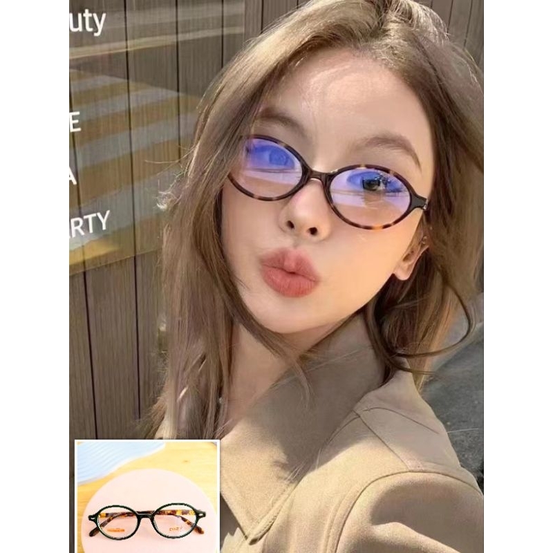 กรอบแว่นCozyรุ่น​ST9050ทรงรีไข่ สไตล์วัยรุ่นเก่าหลีเบาแข็งแรงทนทานยืดหยุ่นสูงนำไปตัดใส่เลนส์สายตาได้ทุกชนิด
