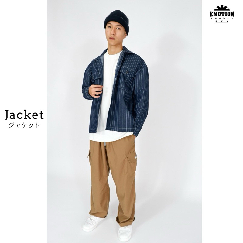 Emotion Jacket2กระเป๋า ผ้าฟอก